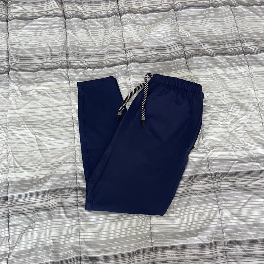 Fabletics Blue Sweatpants with Elastic Waistband